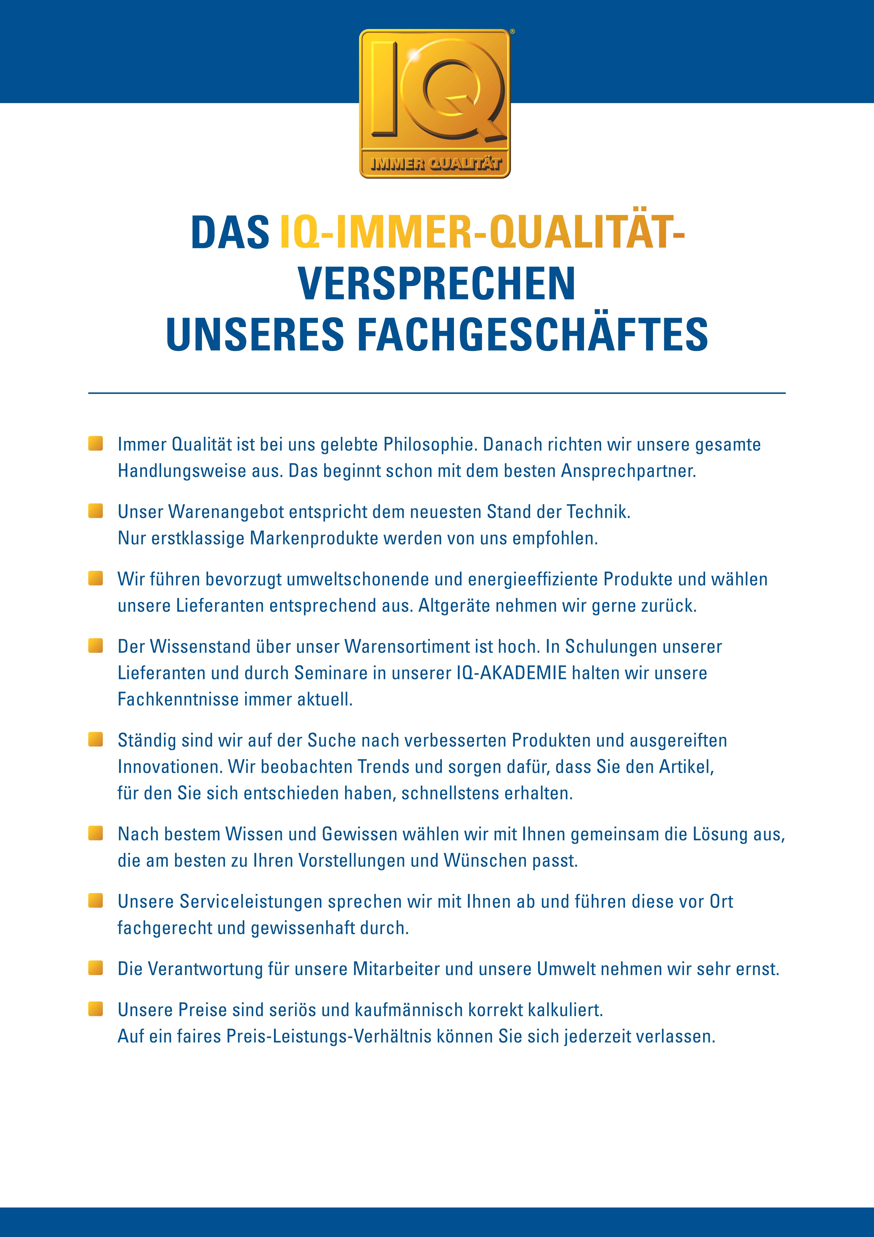 unsere Philosophie schwarz auf weiss